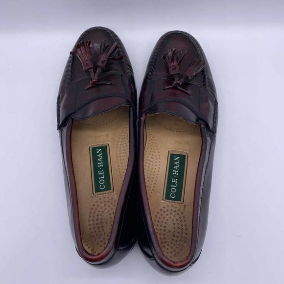 Cole Haan Pinch Tassel Loafer Leather Slip On Shoe